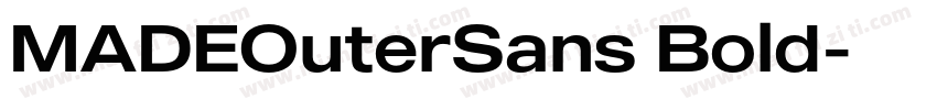 MADEOuterSans Bold字体转换